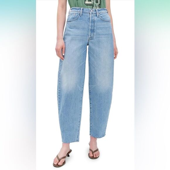 NWT MOTHER Women's The Fangirl Button Skimp Jeans size 27 - Picture 1 of 16